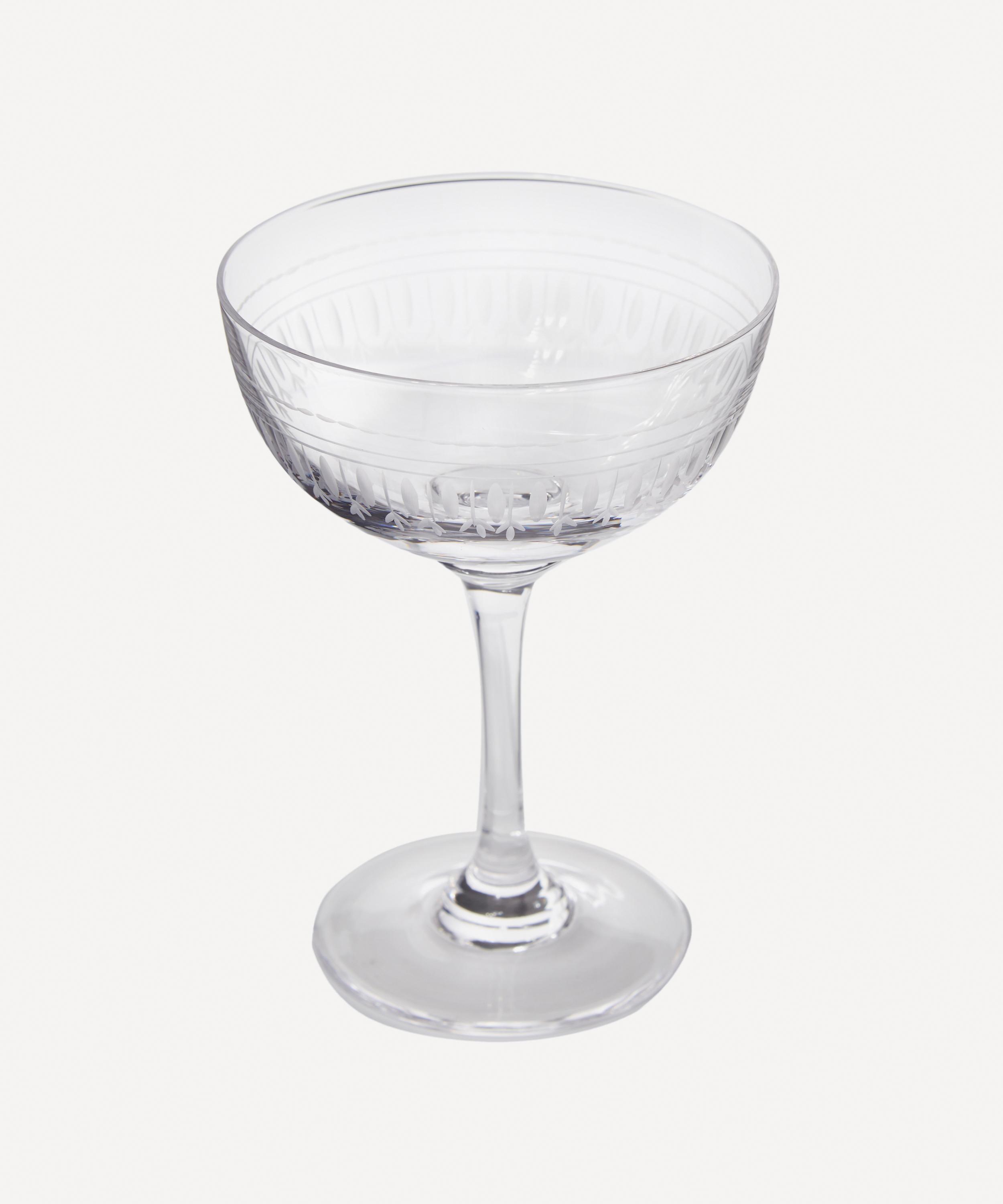 The Vintage List Oval Champagne Coupes Set of Six