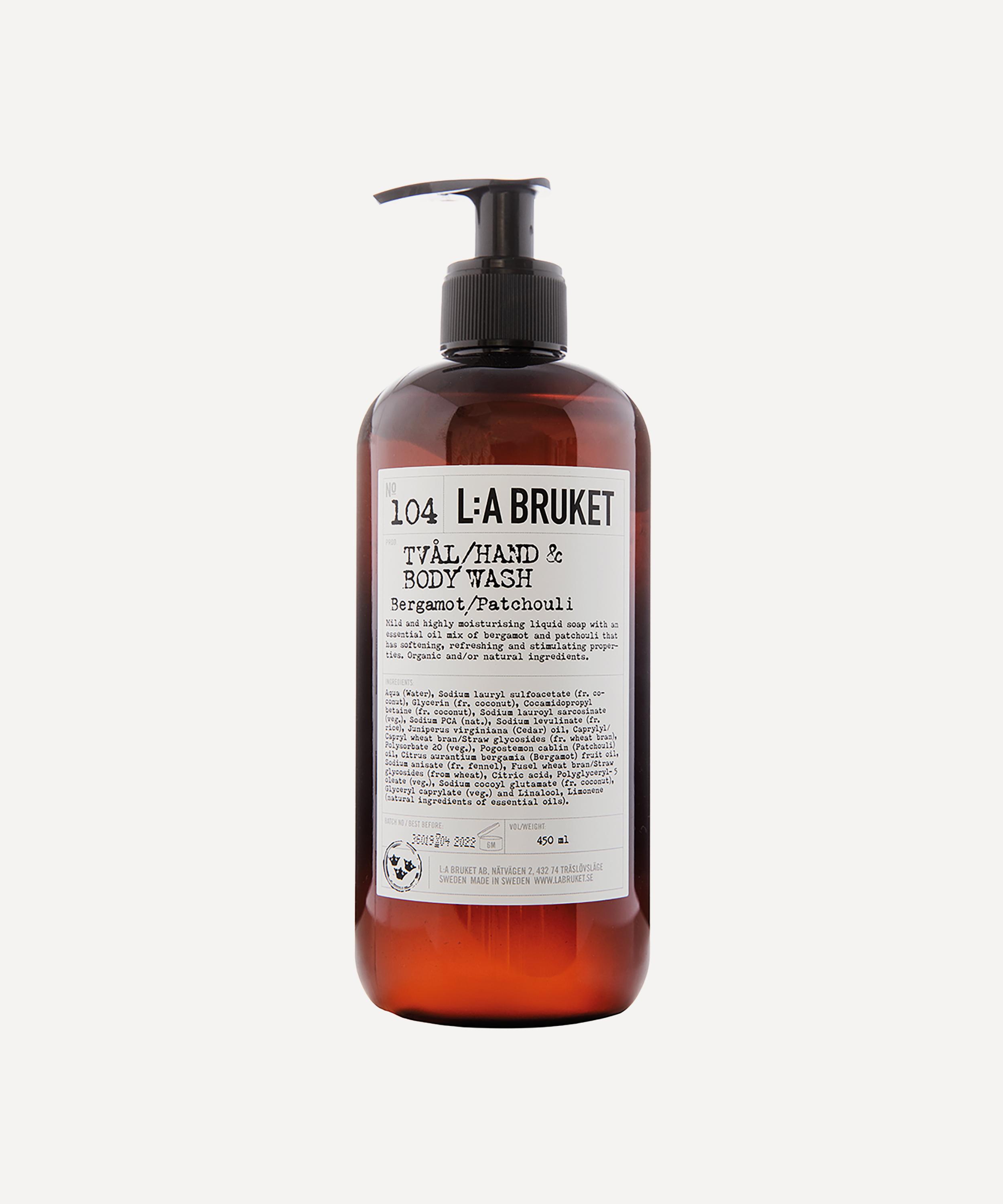 L:A Bruket - Bruket Bergamot and Patchouli Liquid Soap 450ml image number 0