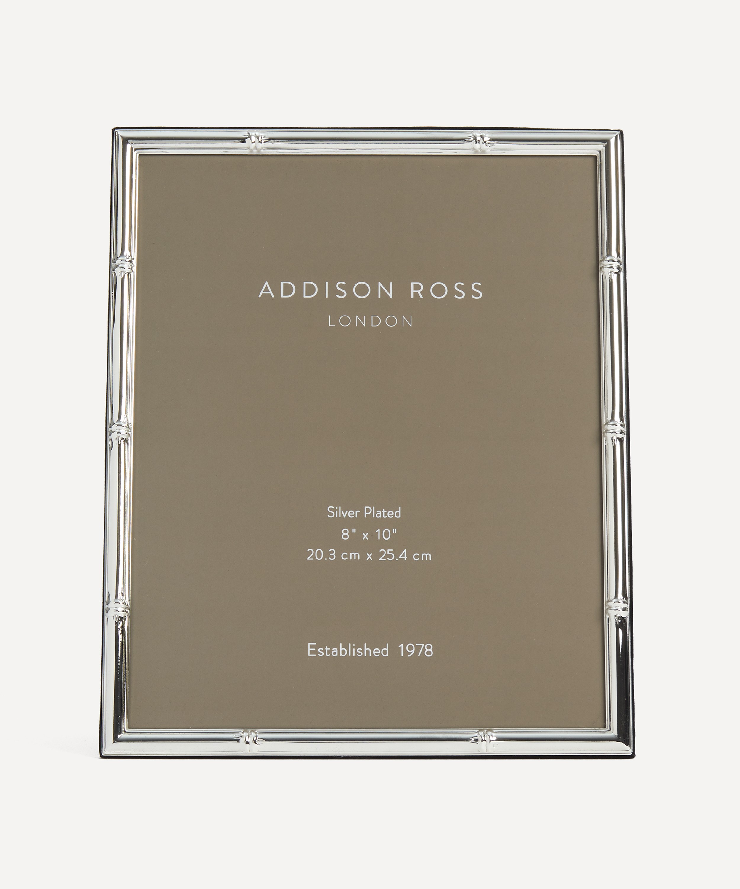 Addison Ross - Bamboo Silver Plated 8x10 Photo Frame image number 0