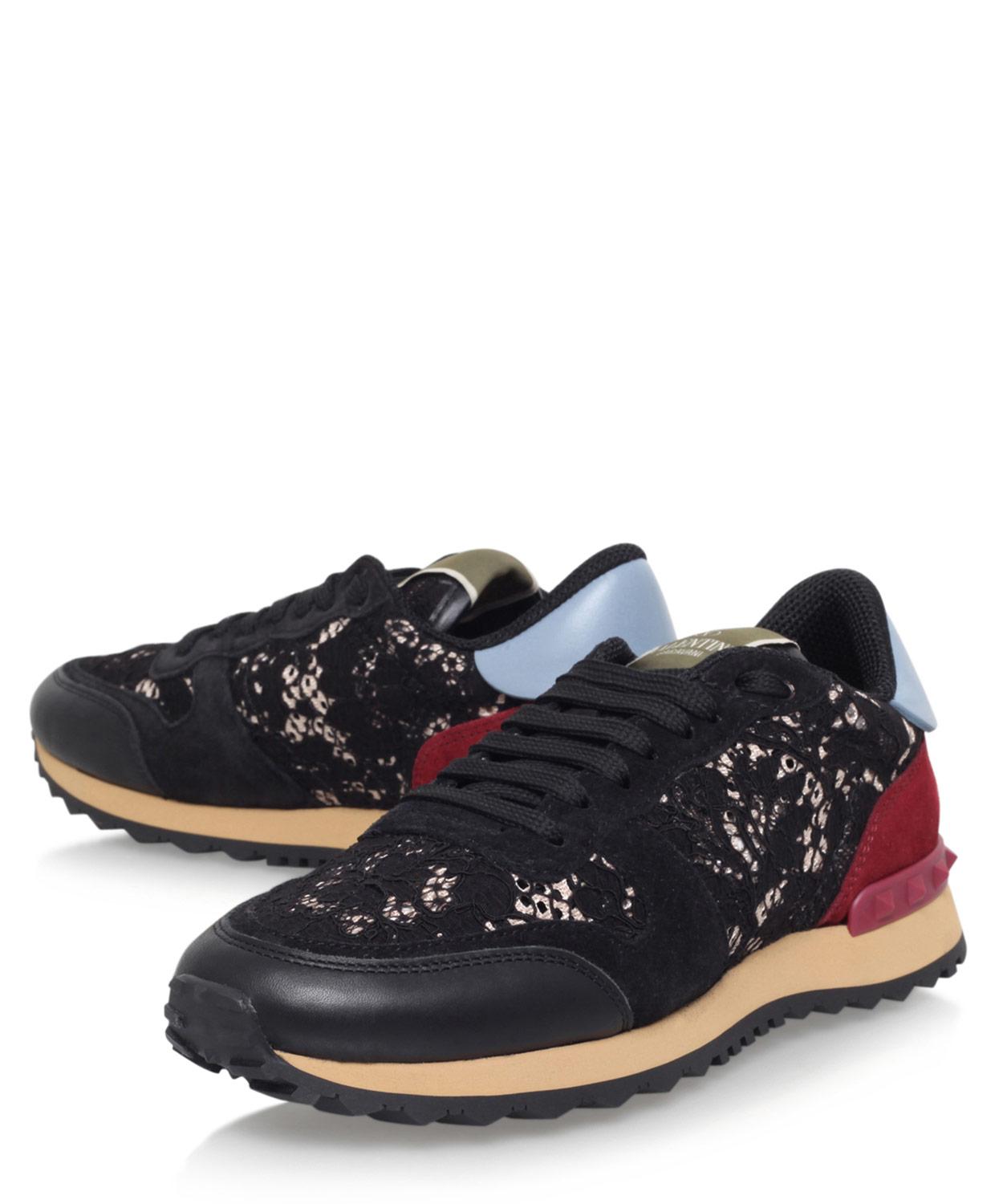 valentino lace trainers