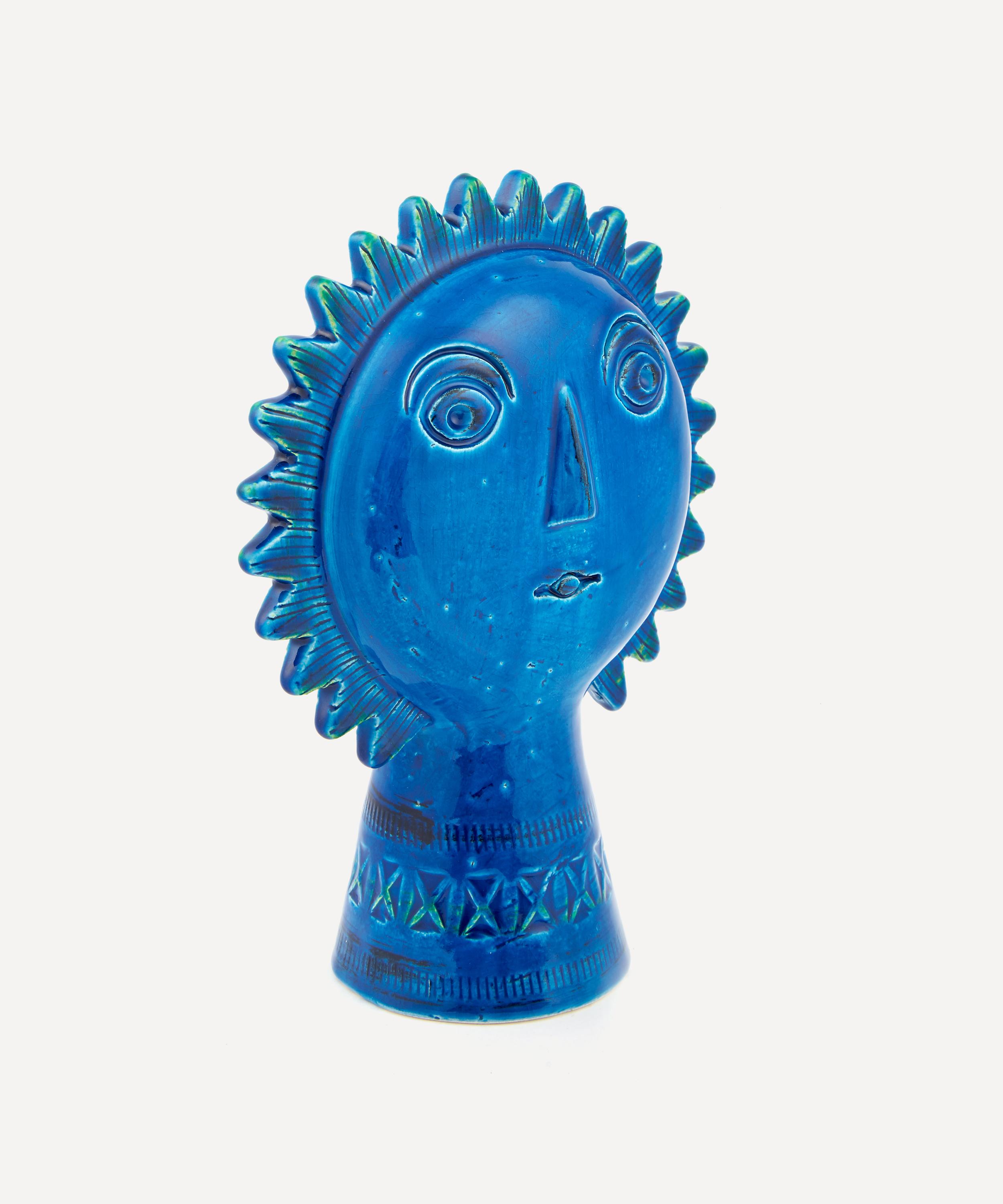 Bitossi - Rimini Blu Ceramic Sun Figure image number 1