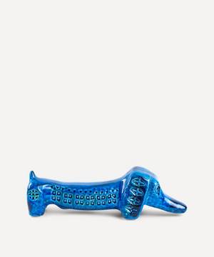 Rimini Blu Ceramic Dachshund Figure
