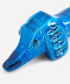 Bitossi - Rimini Blu Ceramic Dachshund Figure image number 3