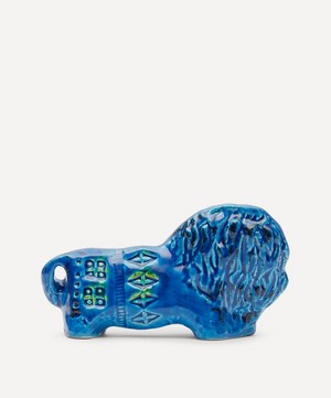 Bitossi - Rimini Blu Ceramic Lion Figure image number 2