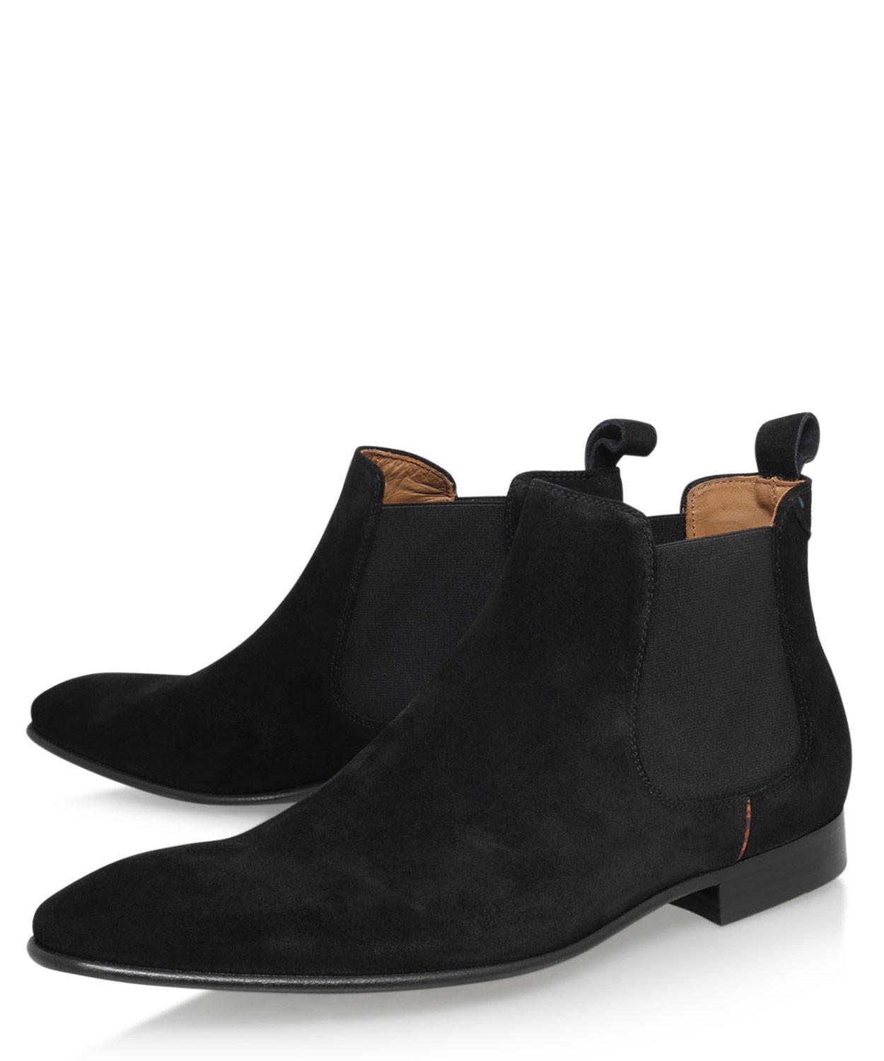 paul smith falconer suede chelsea boots