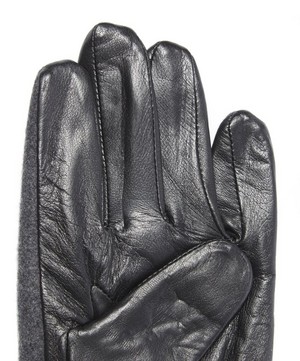 Dents - Guildford Fleece-Lined Flannel Back Leather Gloves image number 2