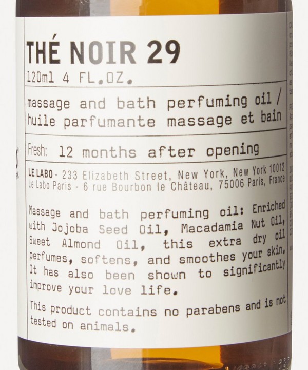 Le Labo - Thé Noir 29 Bath and Body Oil 120ml image number 3