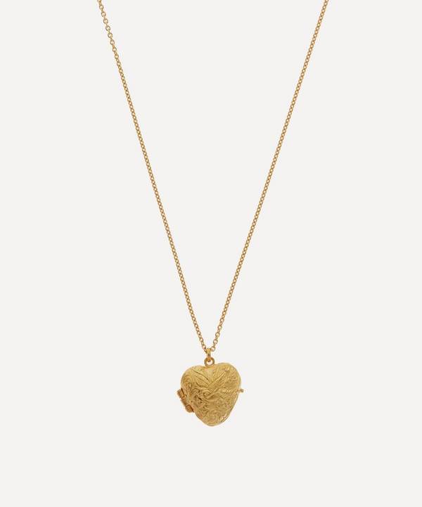 Alex Monroe - Gold-Plated Victoriana Keepsake Heart Locket Necklace image number 0