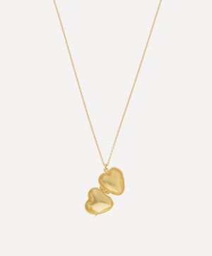 Alex Monroe - Gold-Plated Victoriana Keepsake Heart Locket Necklace image number 4