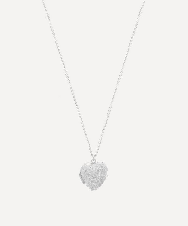 Alex Monroe - Silver Victoriana Keepsake Heart Locket Necklace image number null
