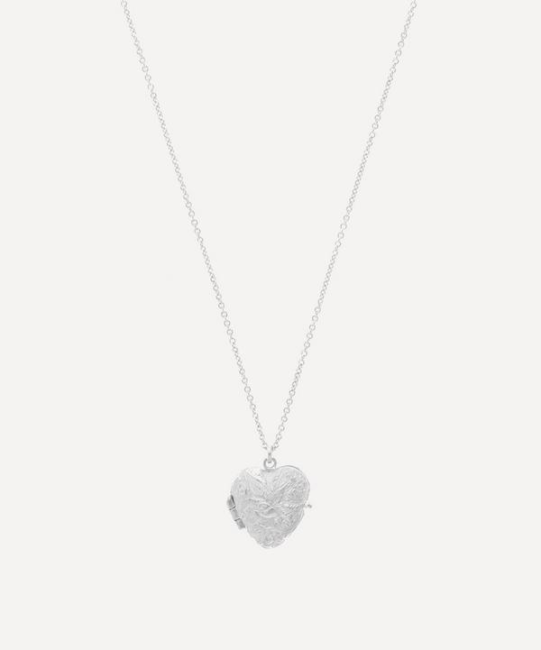Alex Monroe - Silver Victoriana Keepsake Heart Locket Necklace image number null