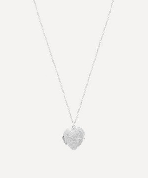 Alex Monroe - Silver Victoriana Keepsake Heart Locket Necklace image number 0