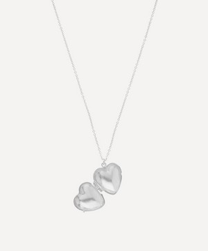 Alex Monroe - Silver Victoriana Keepsake Heart Locket Necklace image number 4