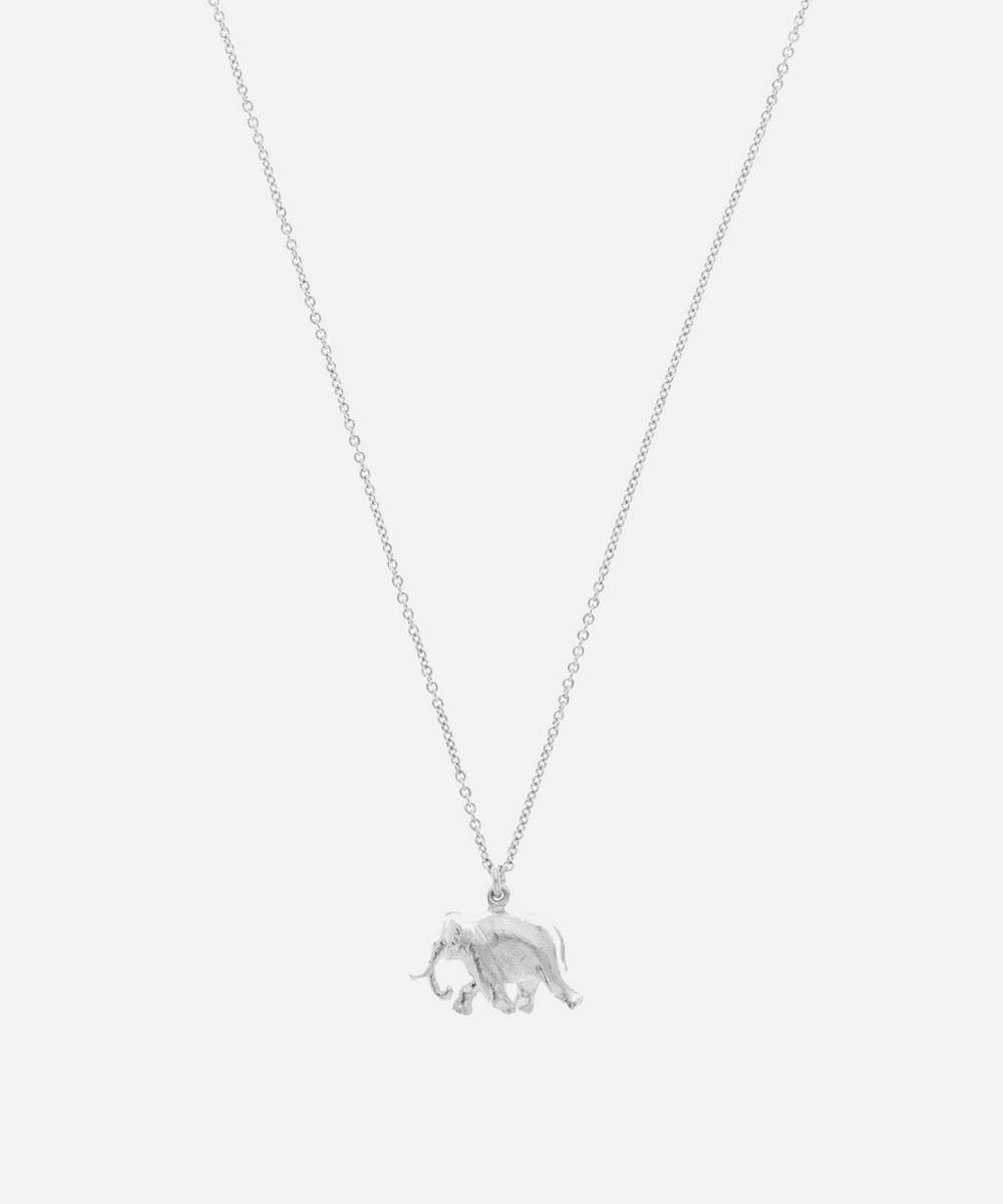 Alex Monroe - Silver Indian Elephant Pendant Necklace