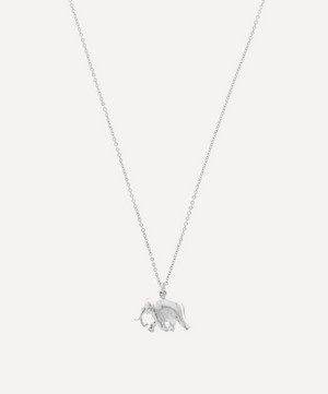 Alex Monroe - Silver Indian Elephant Pendant Necklace image number 0