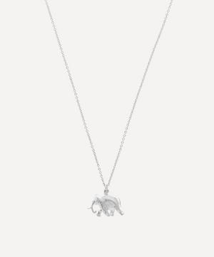 Alex Monroe - Silver Indian Elephant Pendant Necklace image number 0