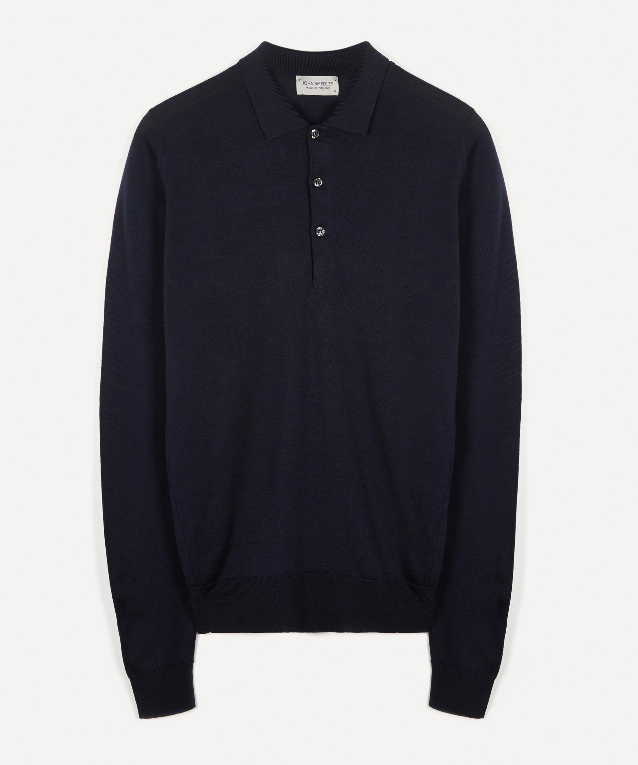 John Smedley - Belper Merino Wool Polo-Shirt image number 0