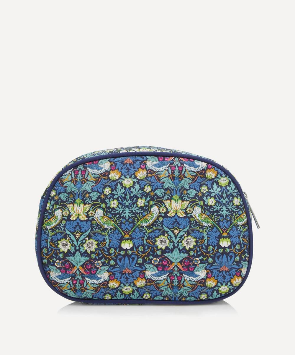 Womens Bags Makeup bags and cosmetic cases Liberty Cotton Strawberry Thief Makeup Bag in Blue 