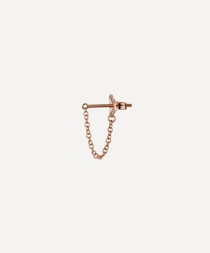 Maria Tash - 14ct 22mm Chain Wrap Stud Earring image number 0