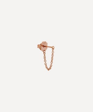 Maria Tash - 14ct 22mm Chain Wrap Stud Earring image number 2