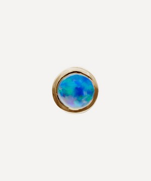 Maria Tash - 14ct 2mm Opal Threaded Stud Earring image number 2