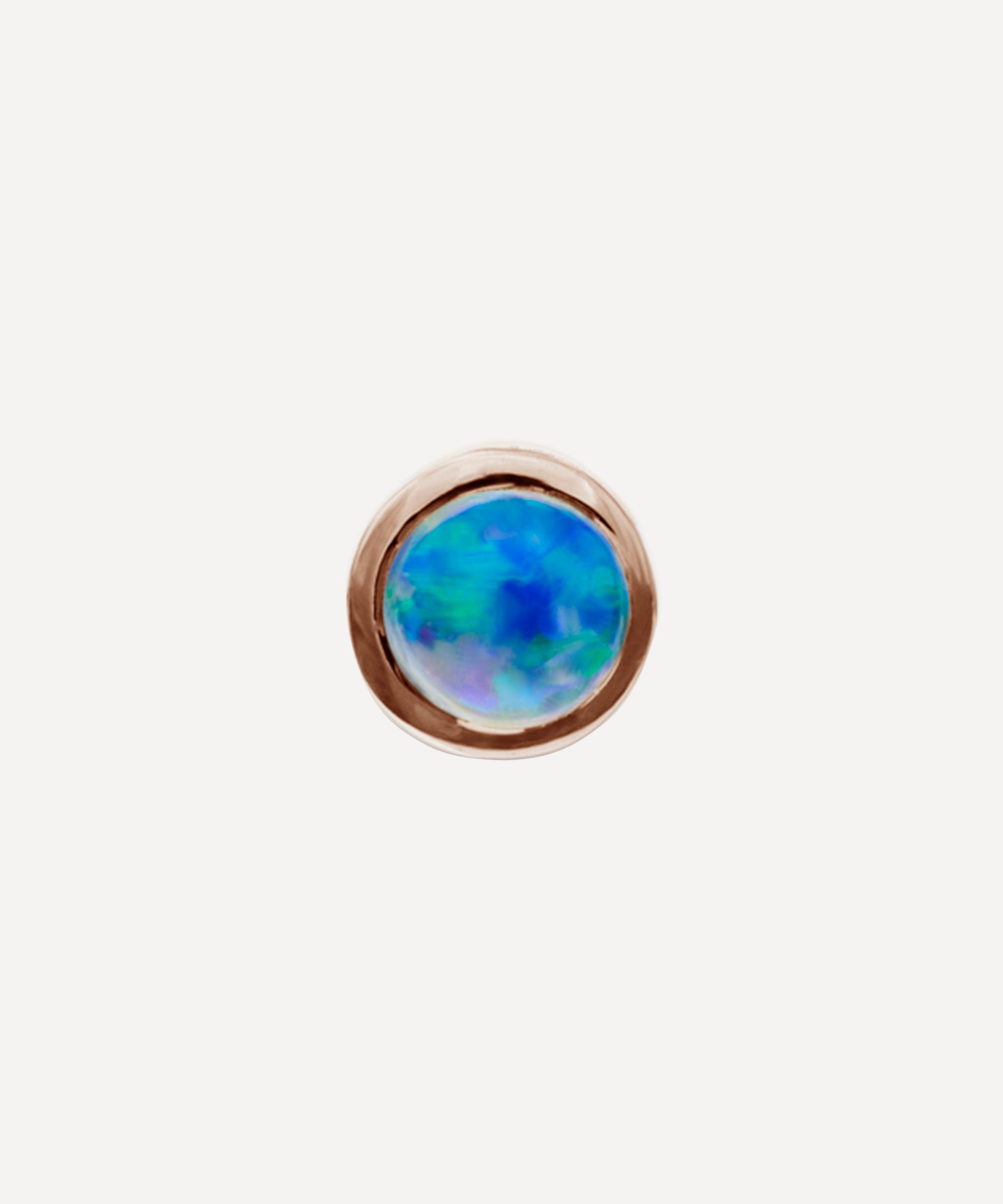 MARIA TASH MARIA TASH 14CT 2MM OPAL THREADED STUD EARRING 5054865791141
