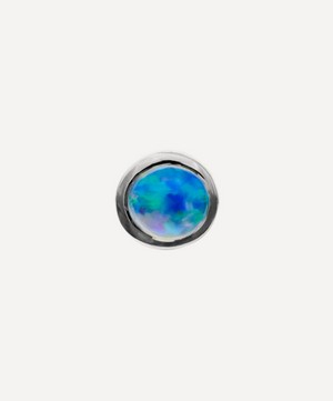 Maria Tash - 14ct 2mm Opal Threaded Stud Earring image number 2