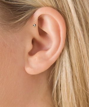 Maria Tash - 14ct 3.5mm Short Spike Threaded Stud Earring image number 6