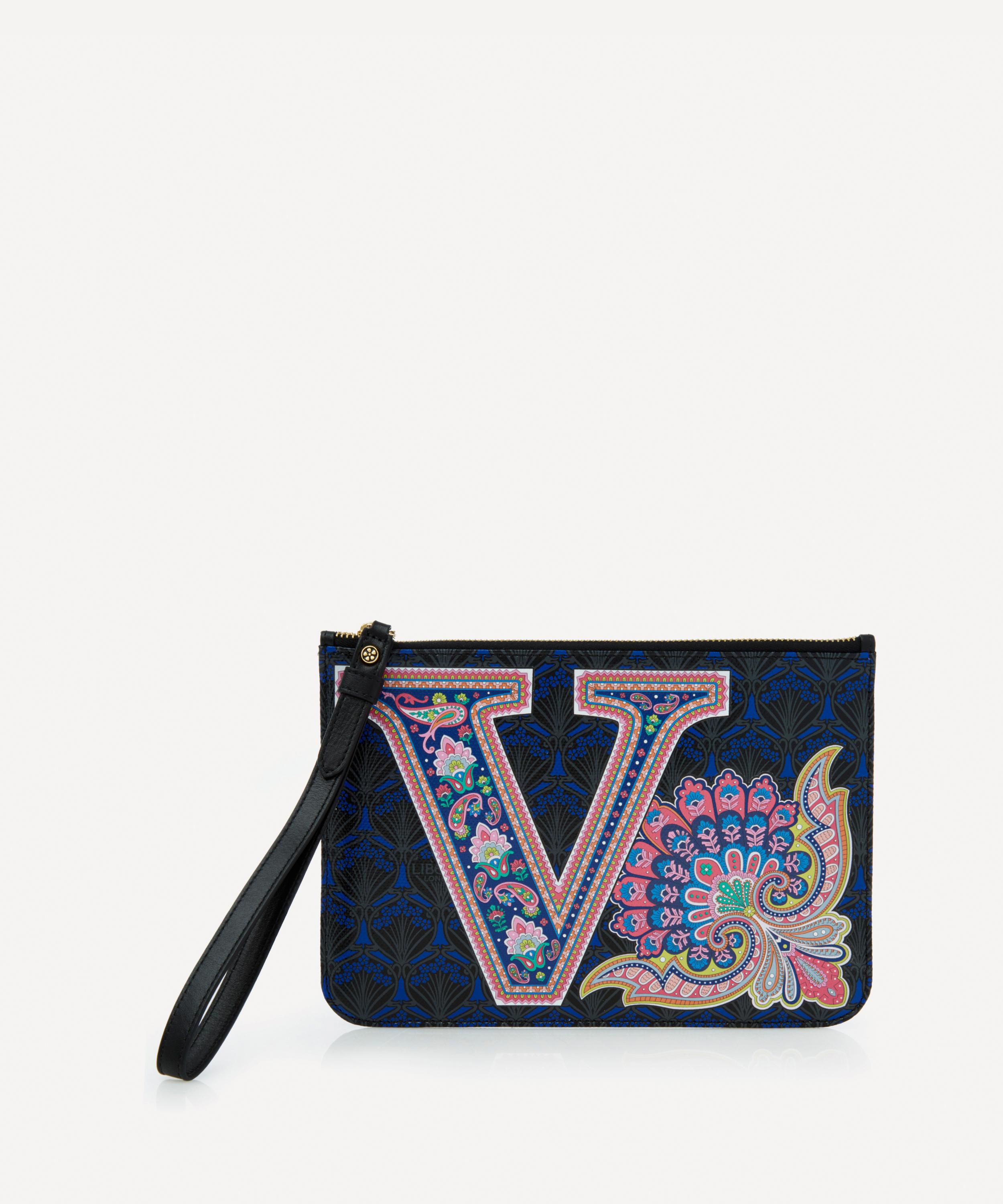 Liberty - Wristlet in V Print