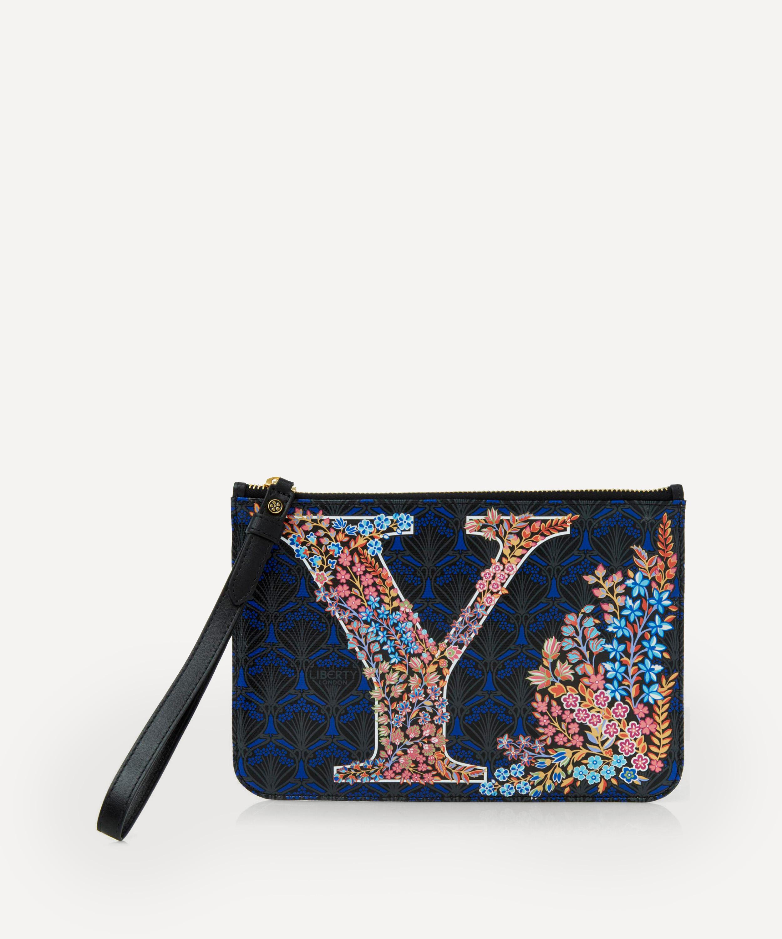 Liberty London Wristlet In Y Print In Tanjore Gardens