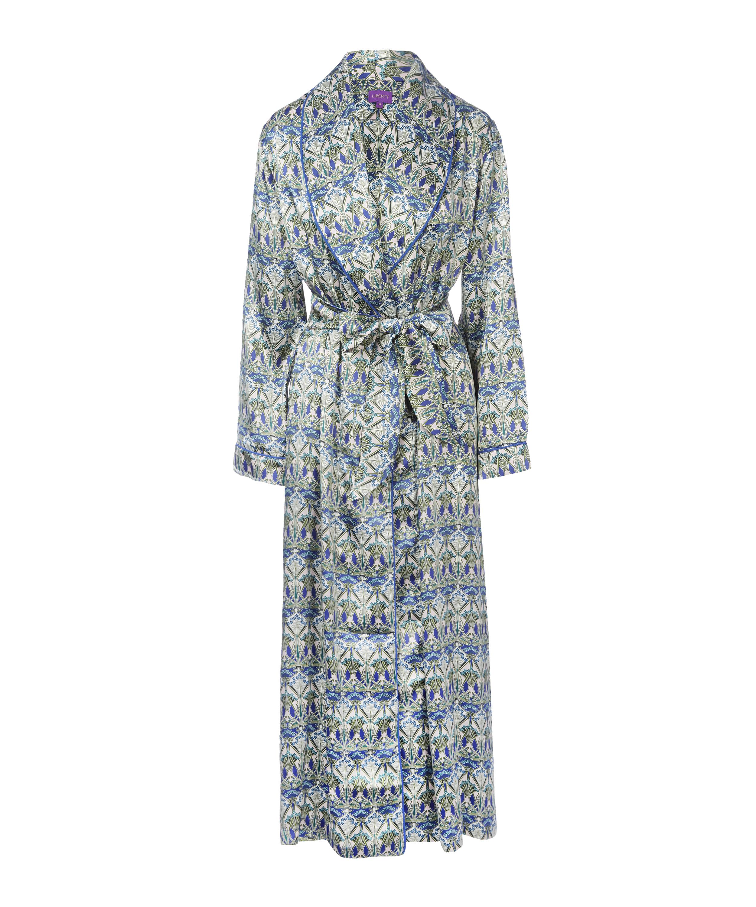 Liberty Print Ianthe Long Silk Robe | Liberty