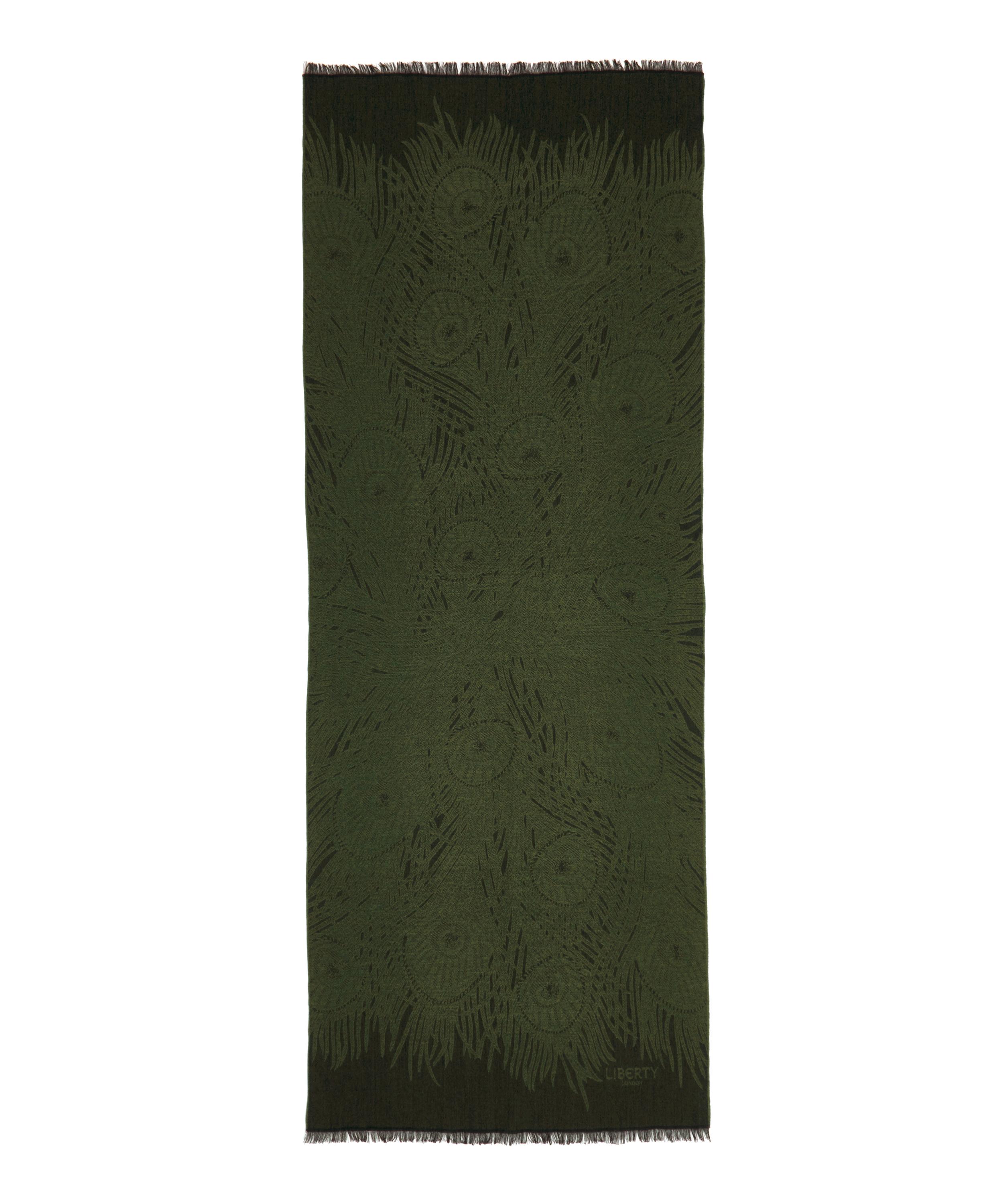 Liberty - Hera 70x180 Jacquard Wool Blend Scarf image number 1