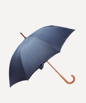 London Undercover - Classic Stripe Maple Wood Handle Umbrella image number 1