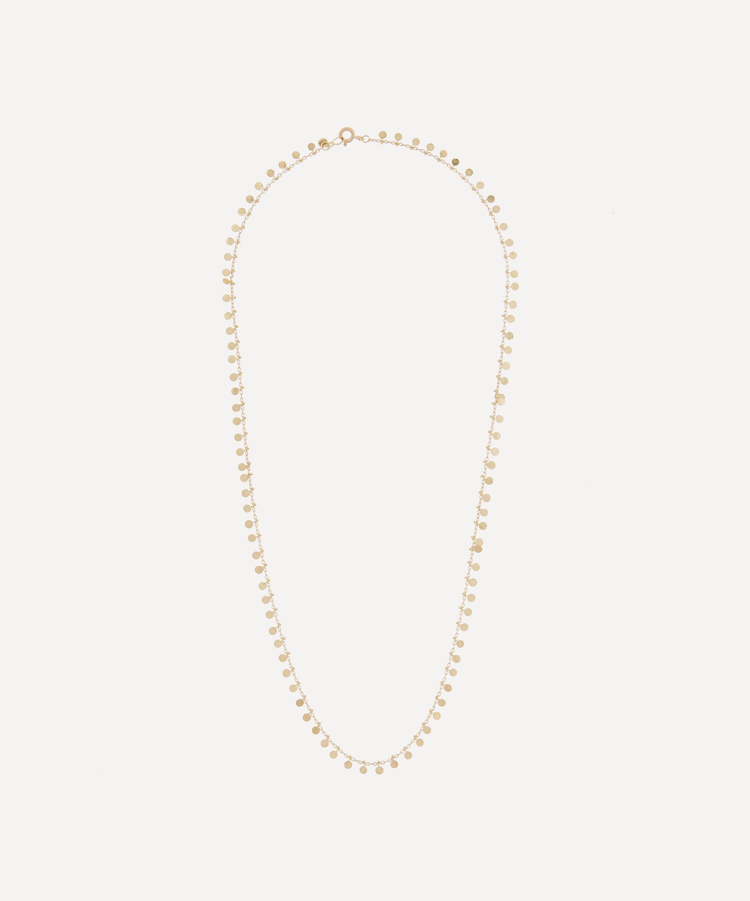 Sia Taylor - Gold Even Dots Necklace image number 0