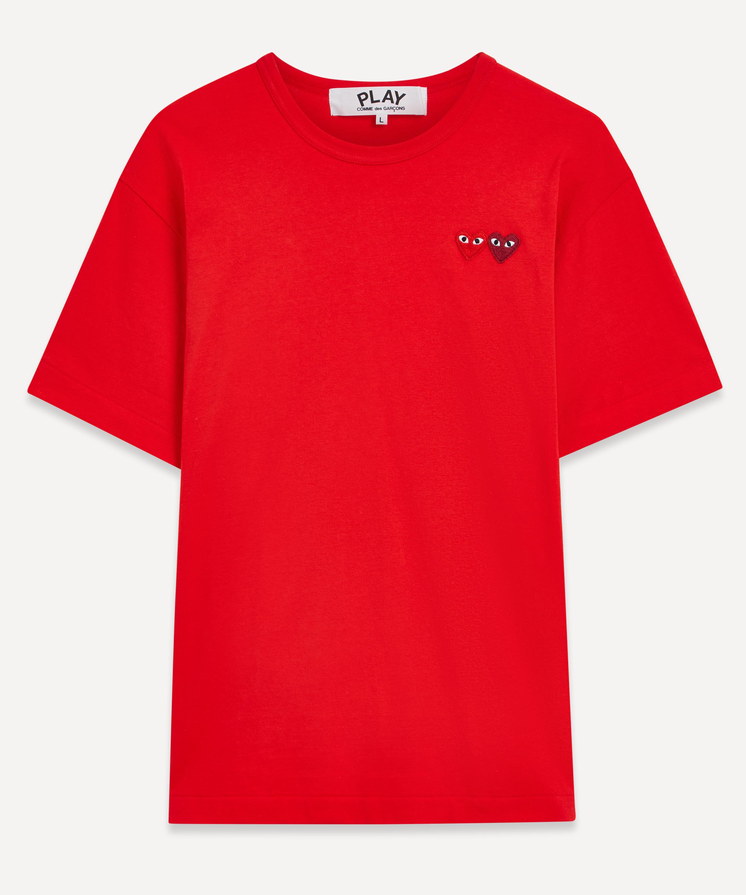 Comme des Garçons Play - Double Heart Badge T-Shirt