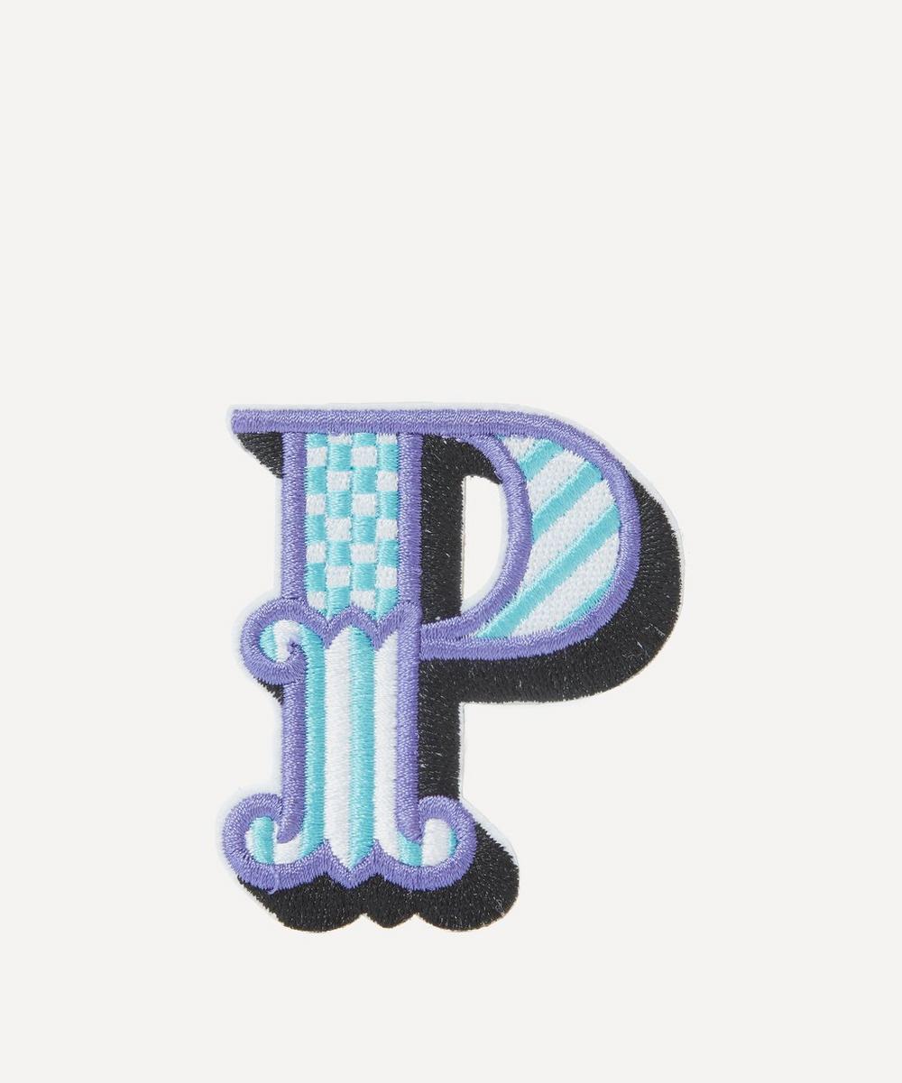 Liberty London Embroidered Sticker Patch In P In Multi