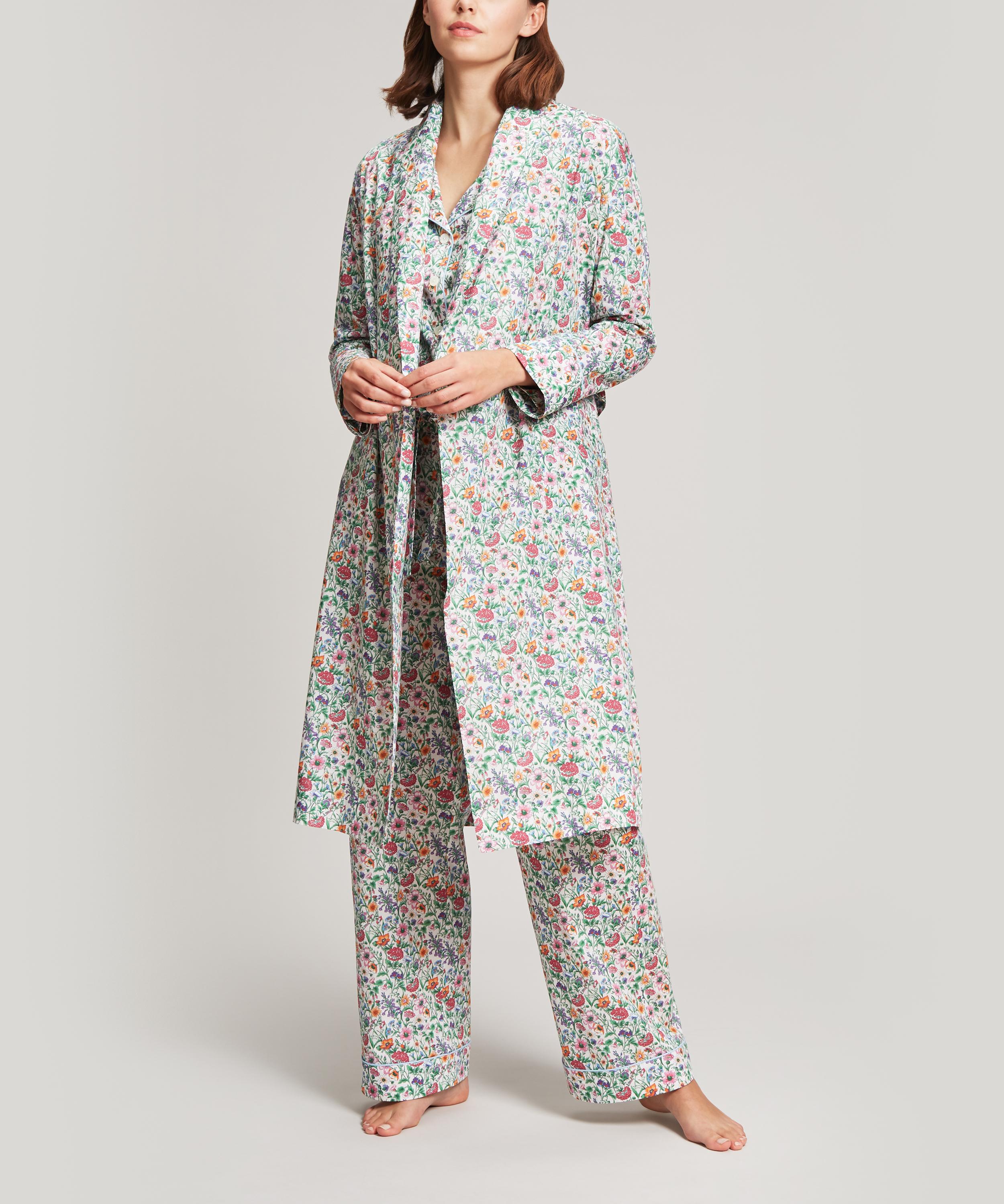 Liberty - Rachel Long Cotton Robe image number 1