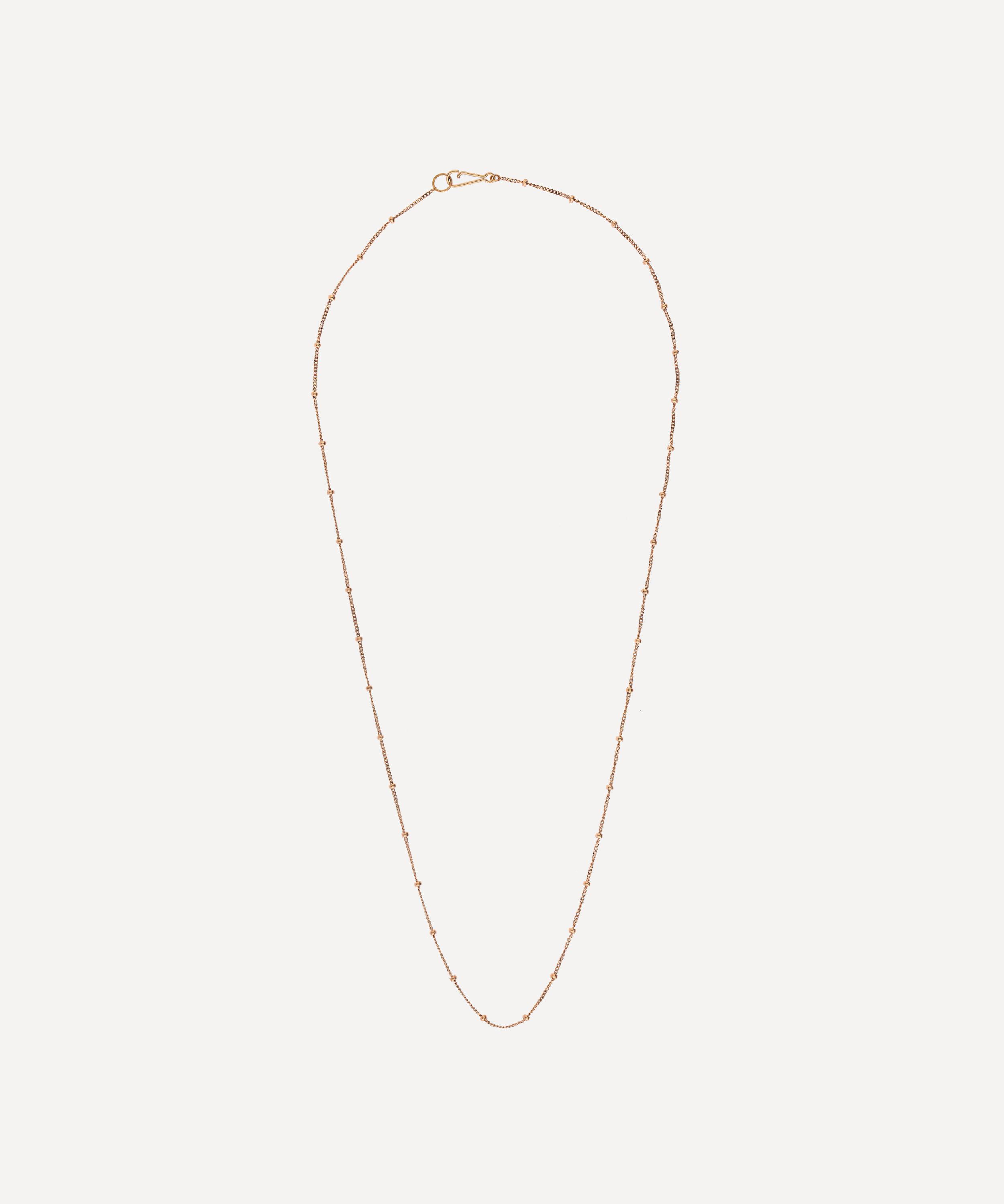 Annoushka - 14ct Rose Gold Saturn Short Chain Necklace