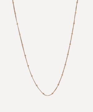 Annoushka - 14ct Rose Gold Saturn Short Chain Necklace image number 2