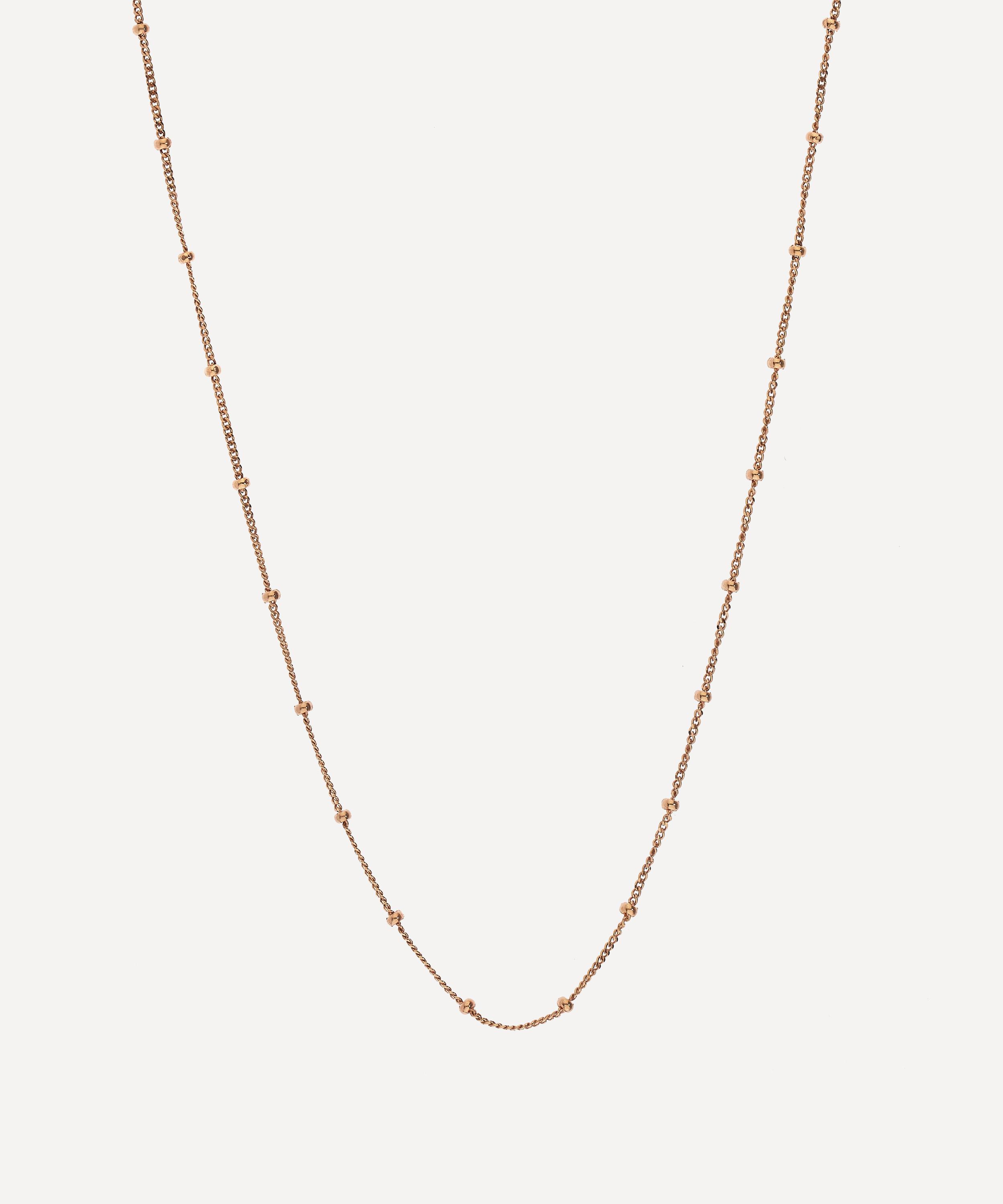 Annoushka - 14ct Rose Gold Saturn Short Chain Necklace image number 2