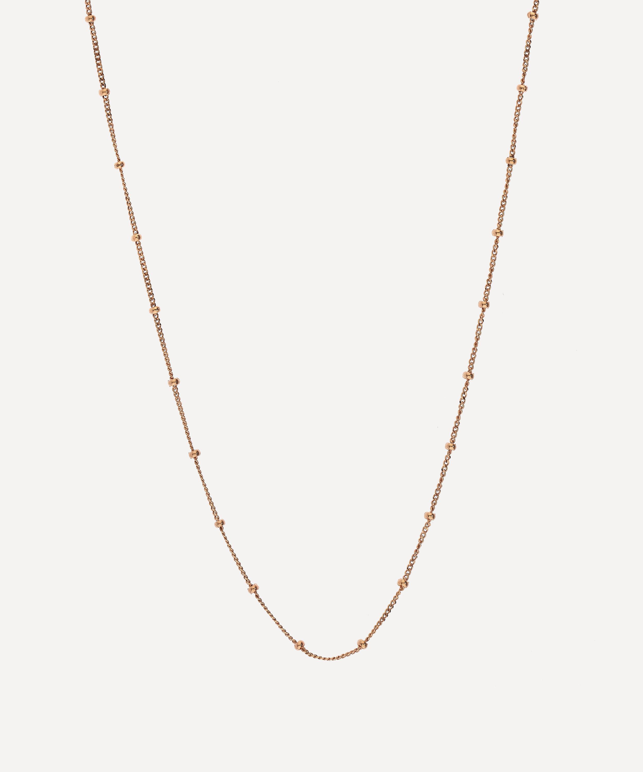 Annoushka - 14ct Rose Gold Saturn Short Chain Necklace image number 2