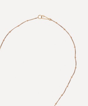 Annoushka - 14ct Rose Gold Saturn Short Chain Necklace image number 3