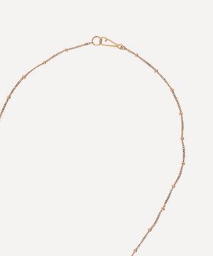 Annoushka - 14ct Rose Gold Saturn Short Chain Necklace image number 3
