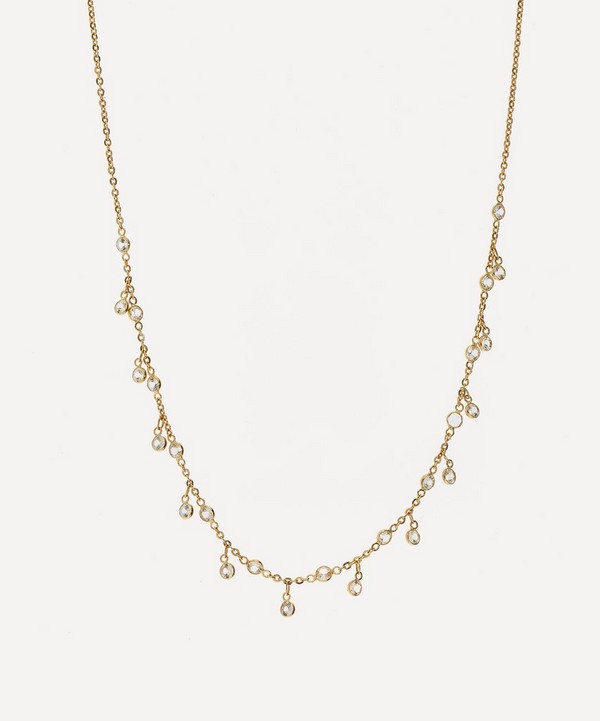 Annoushka - 18ct Gold Nectar White Sapphire Necklace image number null