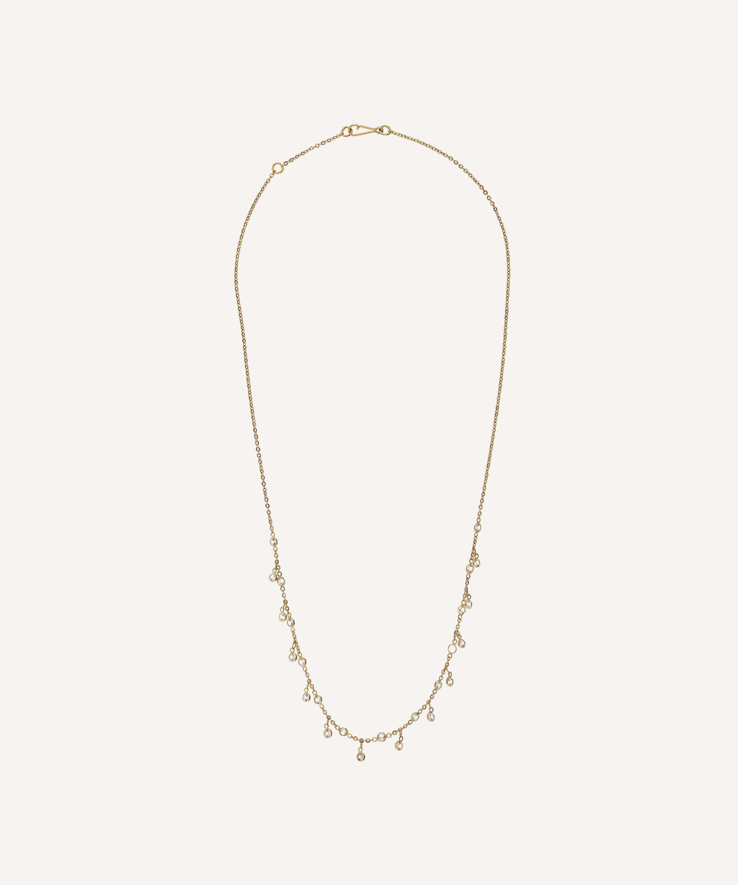 Annoushka - 18ct Gold Nectar White Sapphire Necklace image number 2