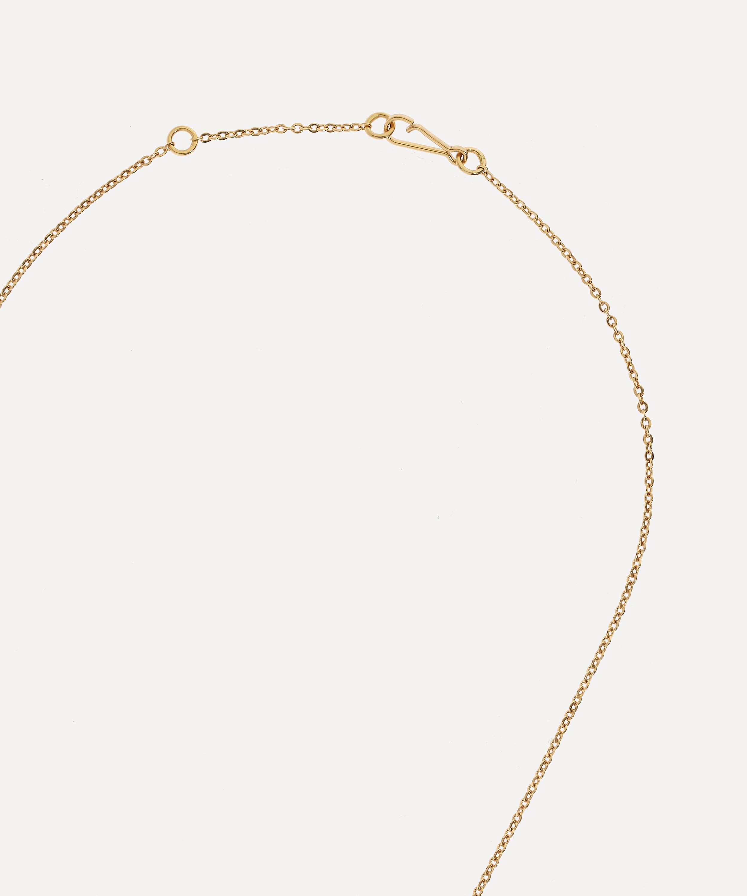 Annoushka - 18ct Gold Nectar White Sapphire Necklace image number 3