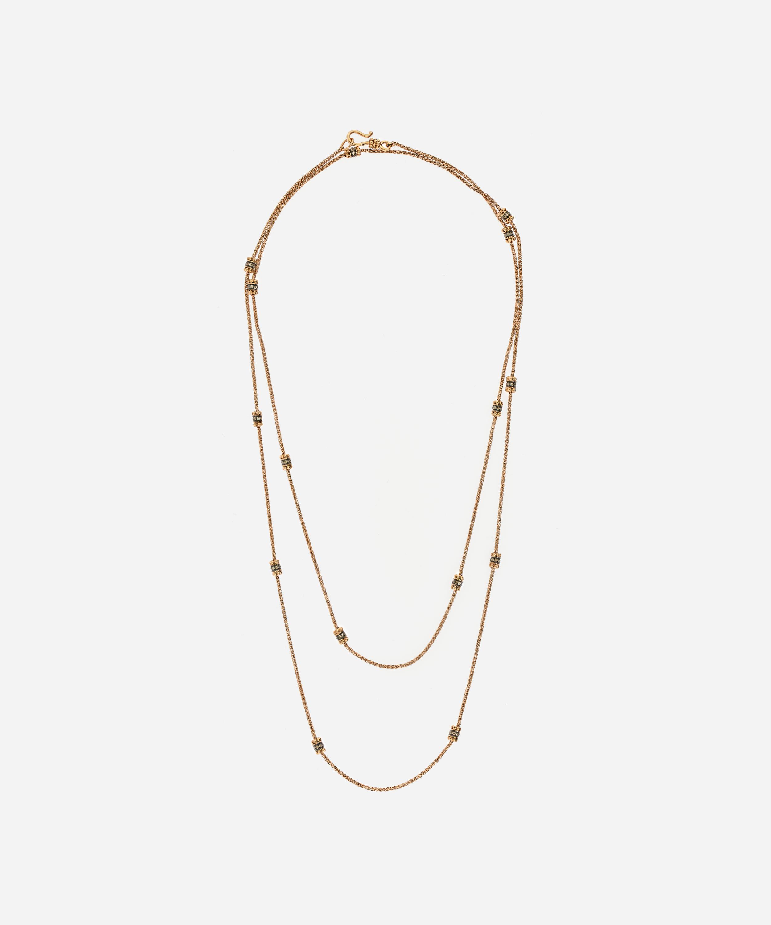 Annoushka - 18ct Rose Gold Alchemy Long Diamond Necklace image number 2