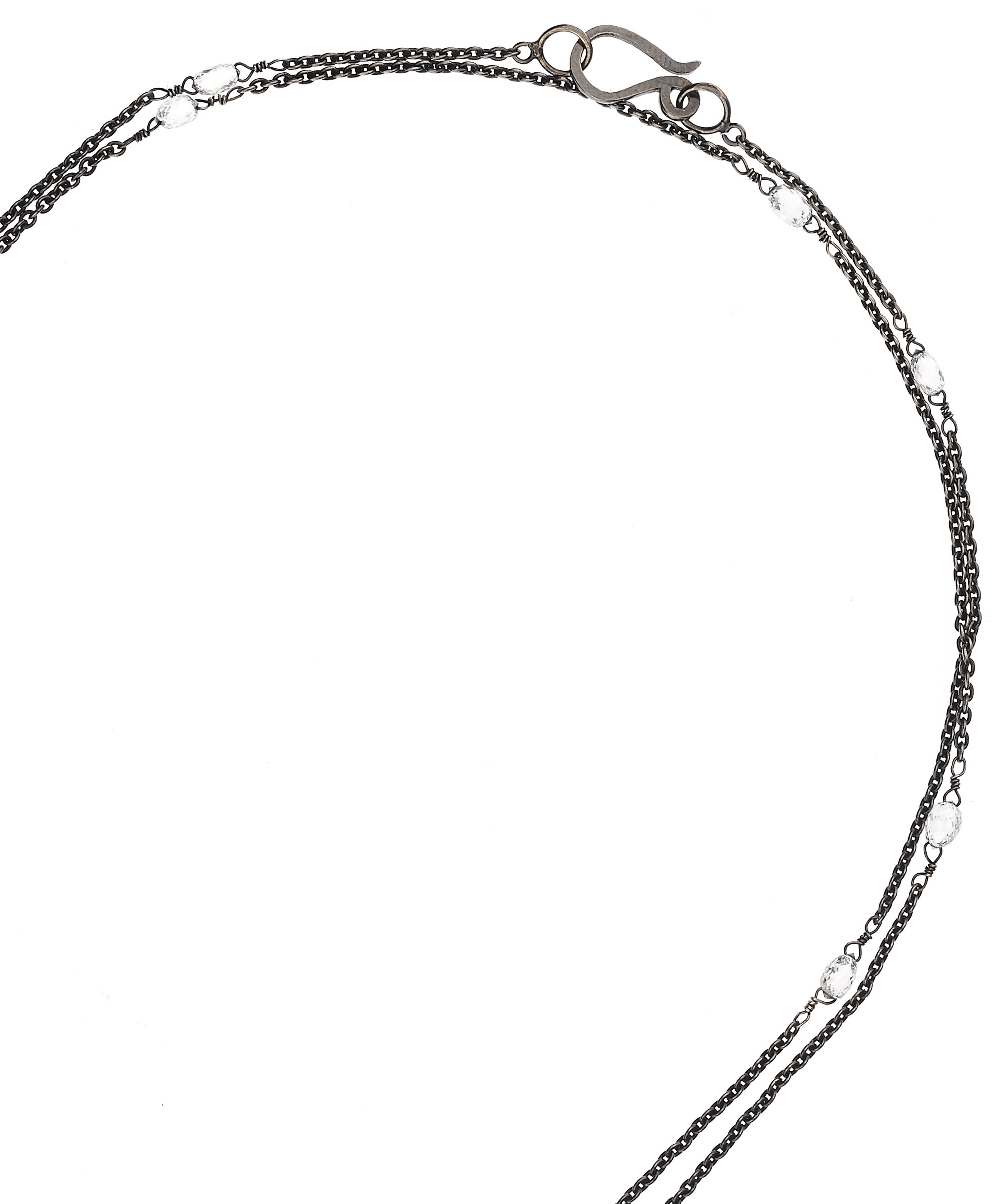 Annoushka - 18ct White Gold Eclipse Diamond Briolette Necklace image number 3