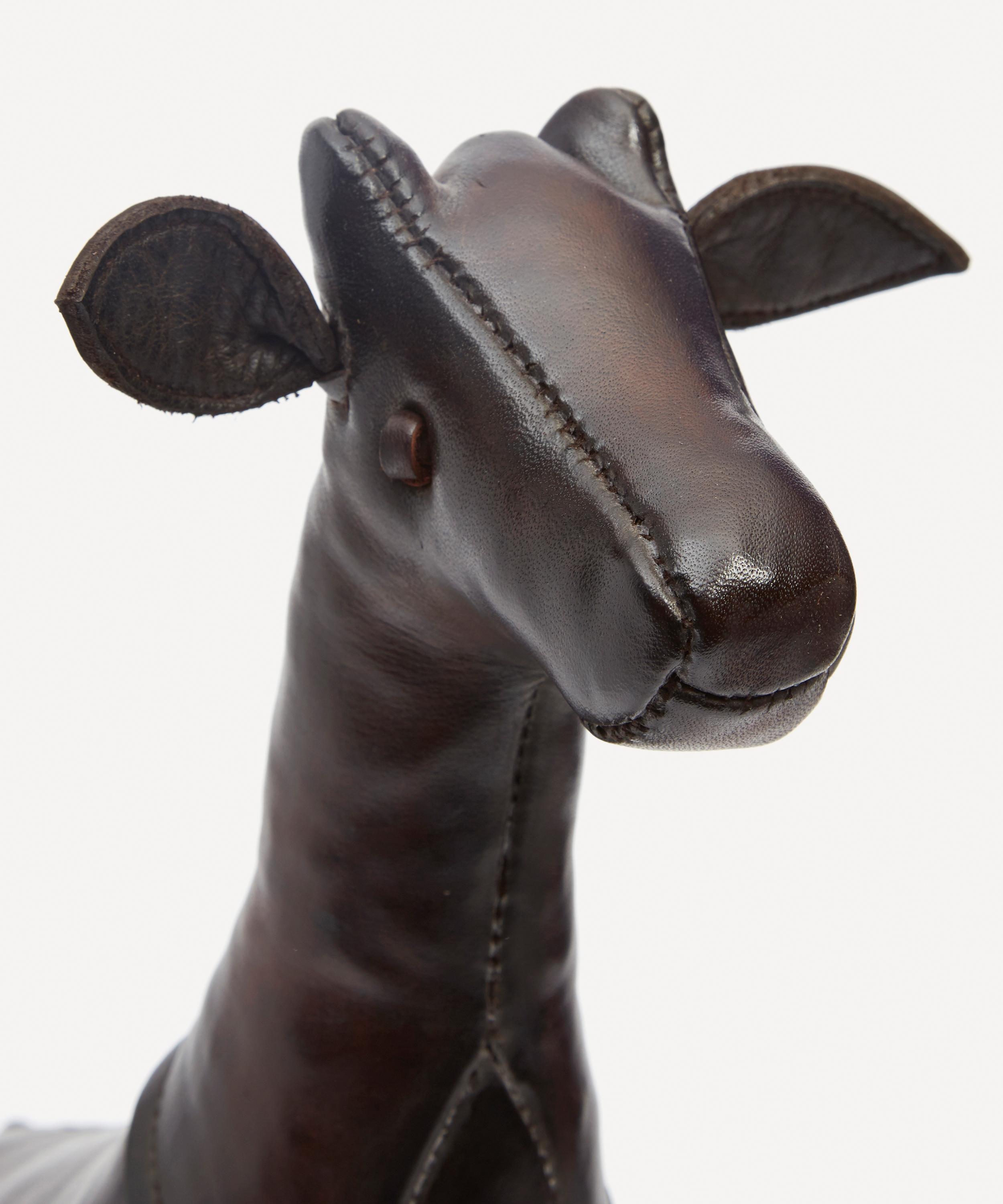 Omersa - Miniature Leather Giraffe image number 3