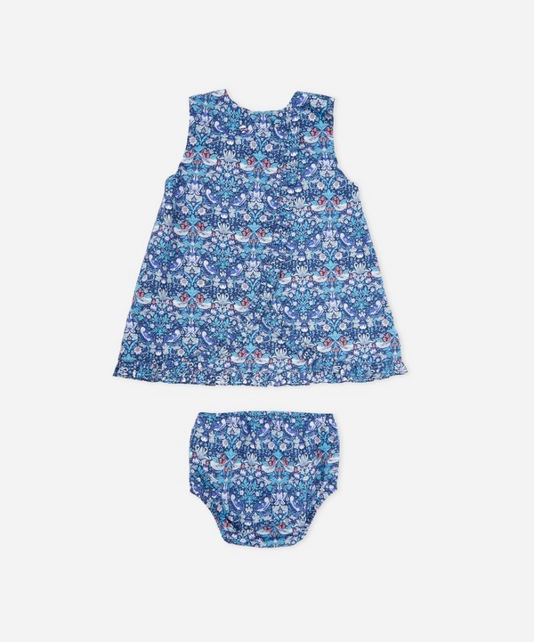 Liberty - Strawberry Thief Wrap Dress and Bloomers 3 Months-3 Years image number 1